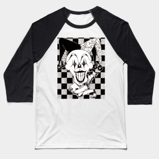 Jester The Joker Clown Baseball T-Shirt